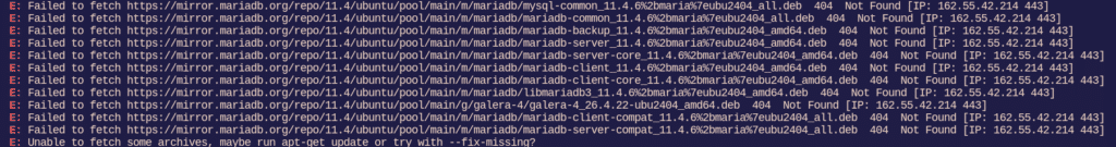 Как подружить MariaDB 11.4 с Ubuntu 24.04, когда репозиторий делает вид, что его не существует