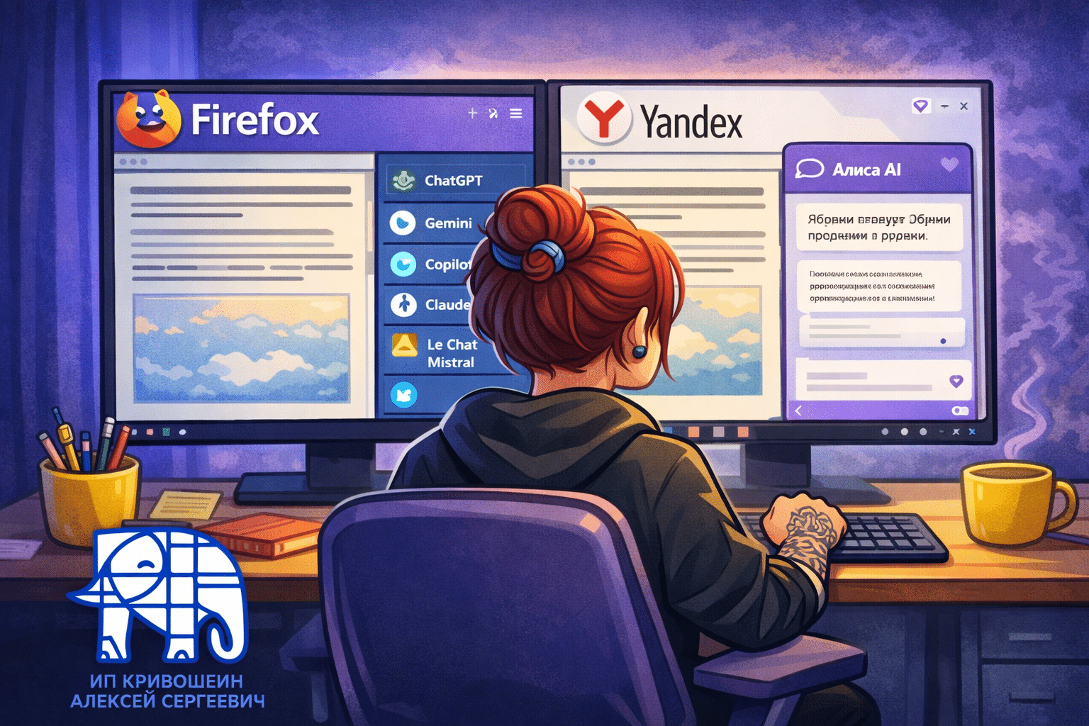 «Алиса AI» в Яндекс Браузере: удобная функция, которую в Firefox уже давно умеют делать через боковую панель
