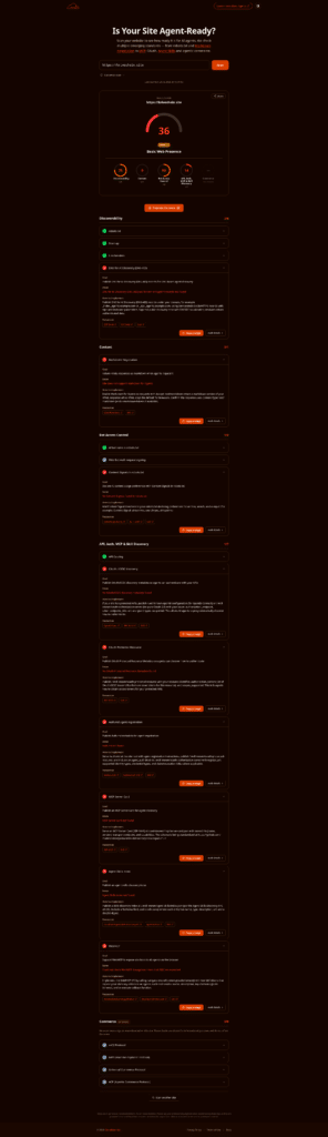 WordPress для AI-агентов: как я поднял AgentReady с 21 до 50