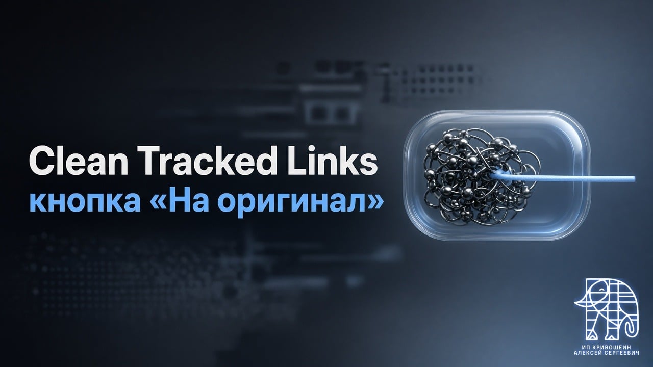 Clean Tracked Links: кнопка «На оригинал» вместо трекинговой ссылки в WordPress