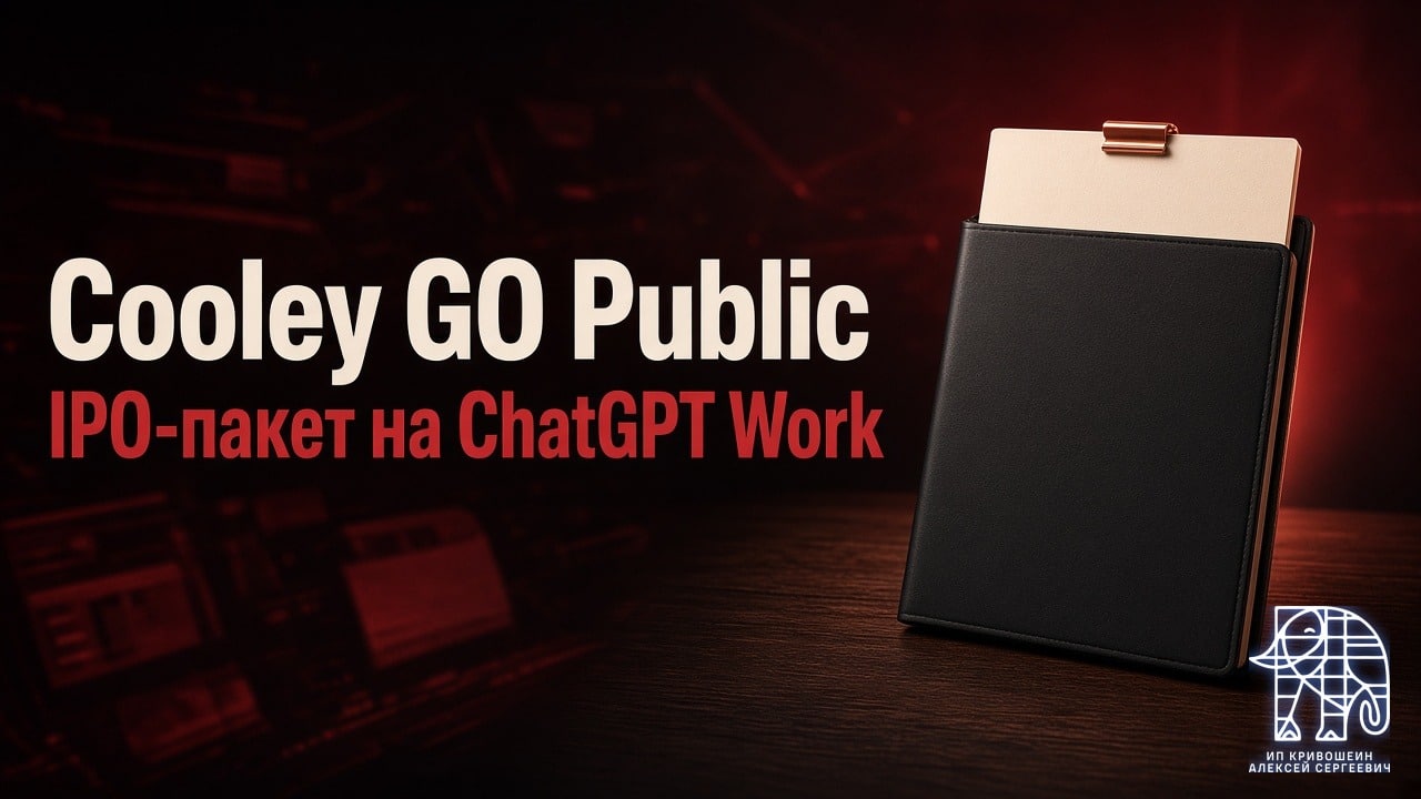 Cooley GO Public: IPO-пакет на ChatGPT Work
