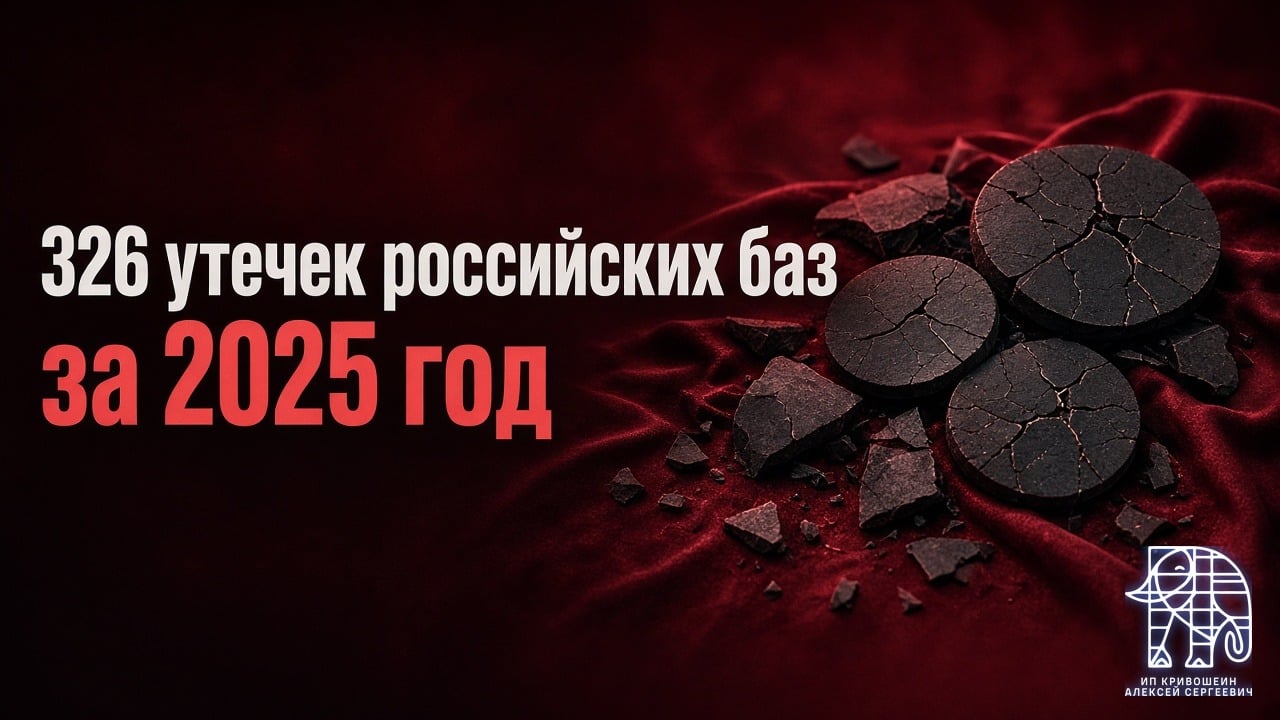 F6: 326 утечек российских баз за 2025 год и первую половину 2026