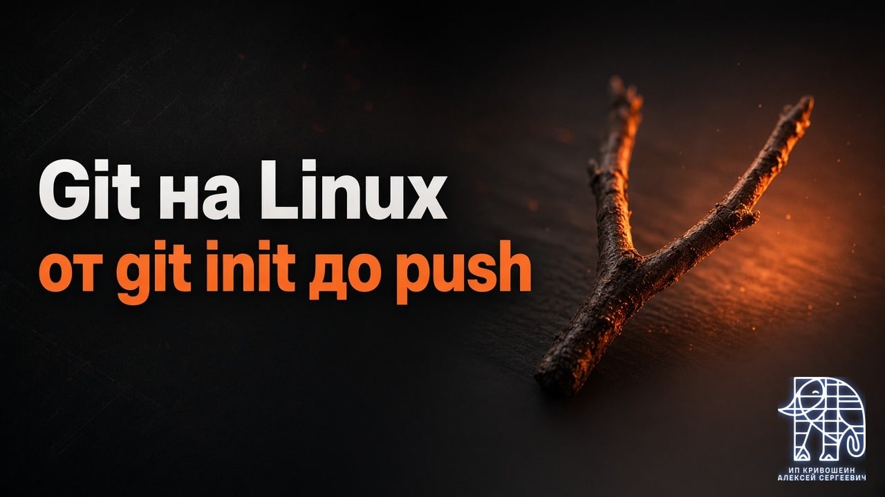 Как установить Git на Linux и начать работу: от git init до push