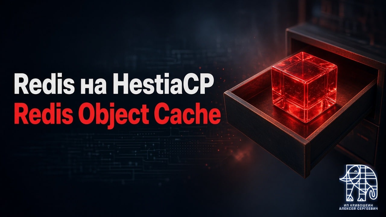 Redis на HestiaCP: установка, maxmemory и Redis Object Cache для WordPress