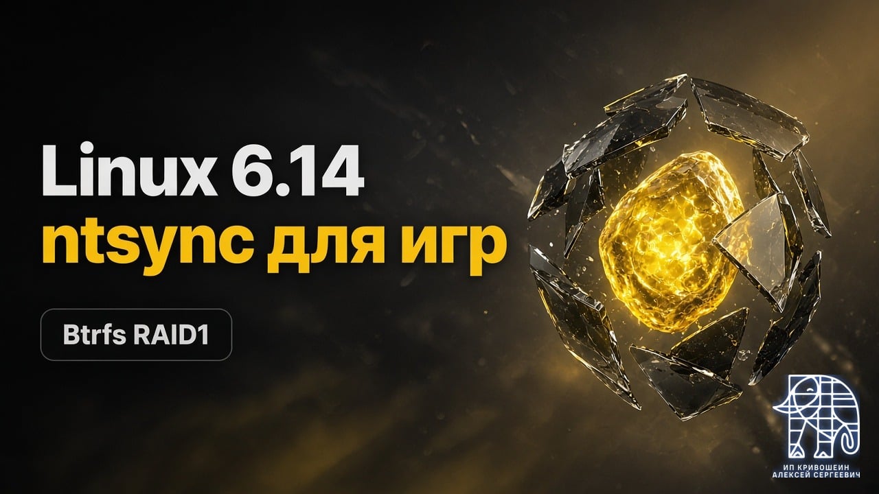 Linux 6.14: ntsync для игр, Btrfs RAID1, память GPU в cgroup и FUSE через io_uring