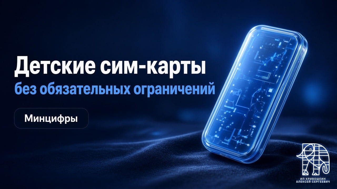 Минцифры: детские сим-карты без обязательных ограничений доступа к соцсетям