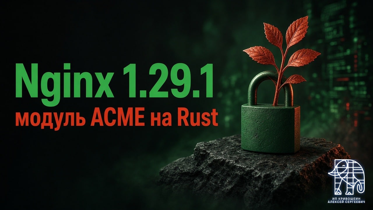 Nginx 1.29.1 и модуль ACME на Rust: сертификаты Let’s Encrypt без certbot