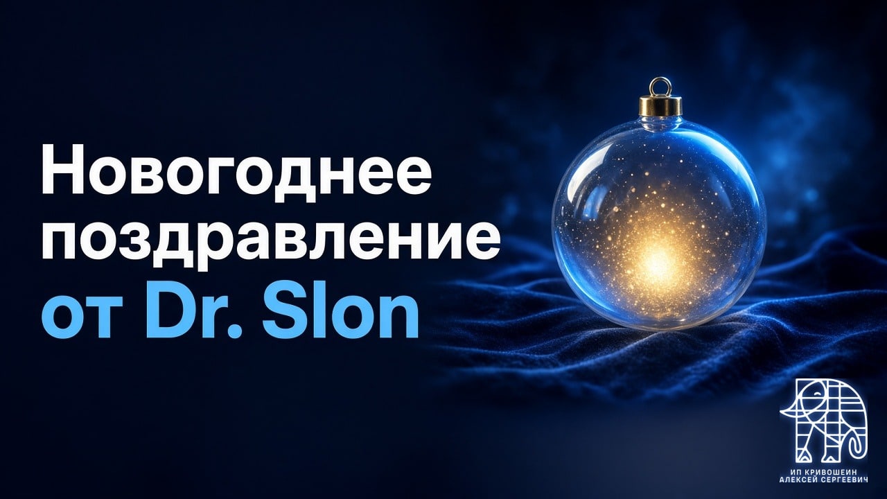 Новогоднее поздравление от Dr. Slon!