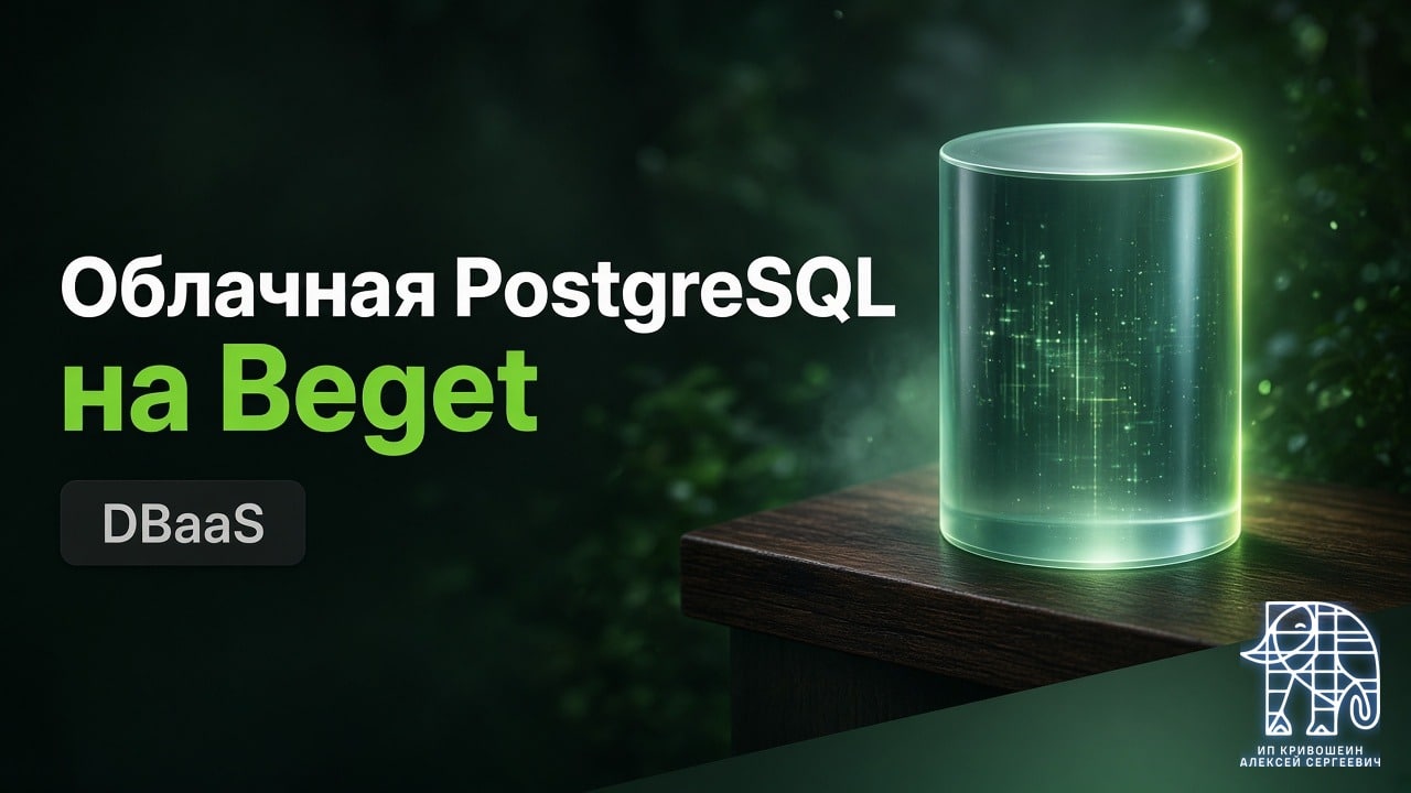 Облачная PostgreSQL на Beget: DBaaS и маркетплейс VPS