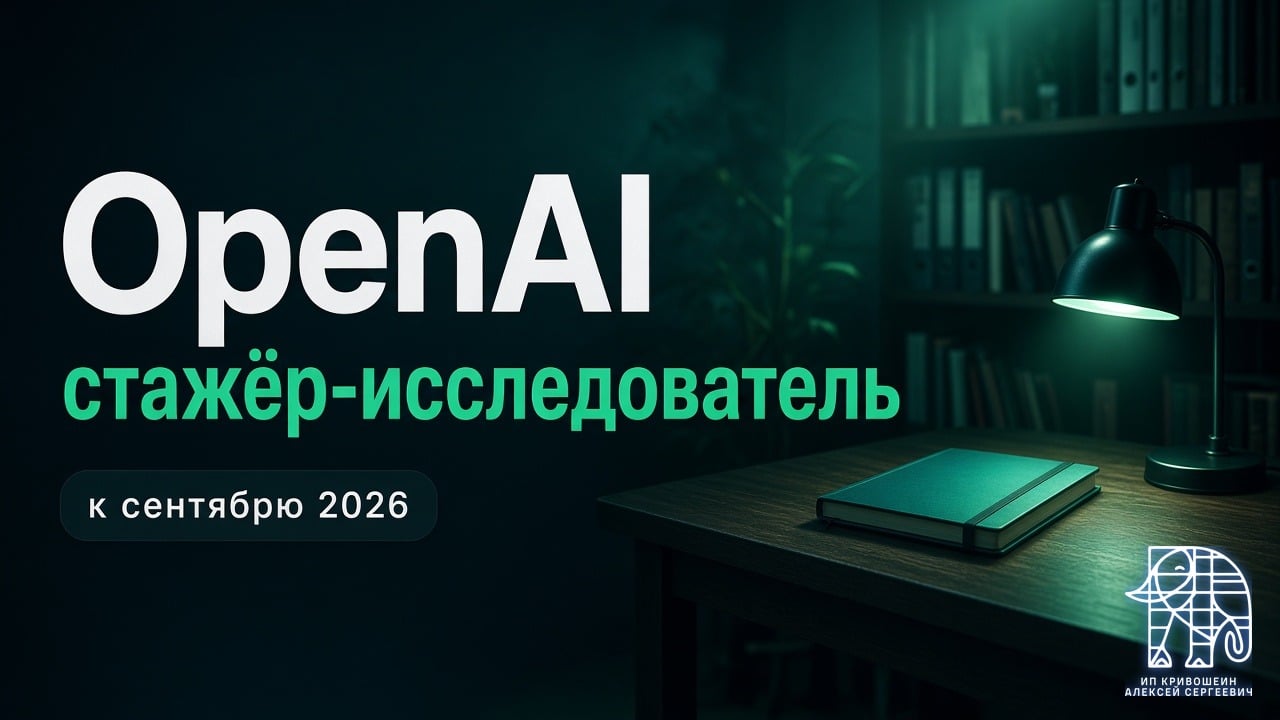 OpenAI: автоматический стажёр-исследователь к сентябрю 2026