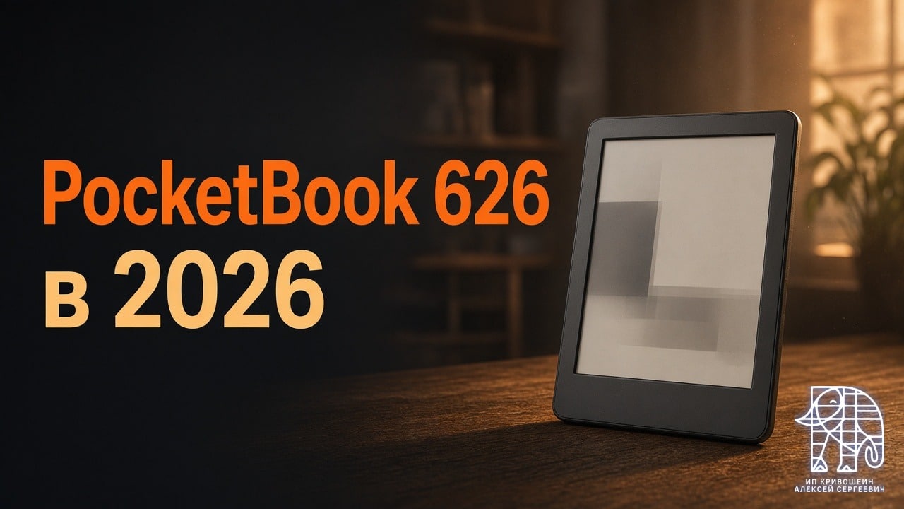 PocketBook 626 в 2026: динозавр жив и читает техлит как чемпион.