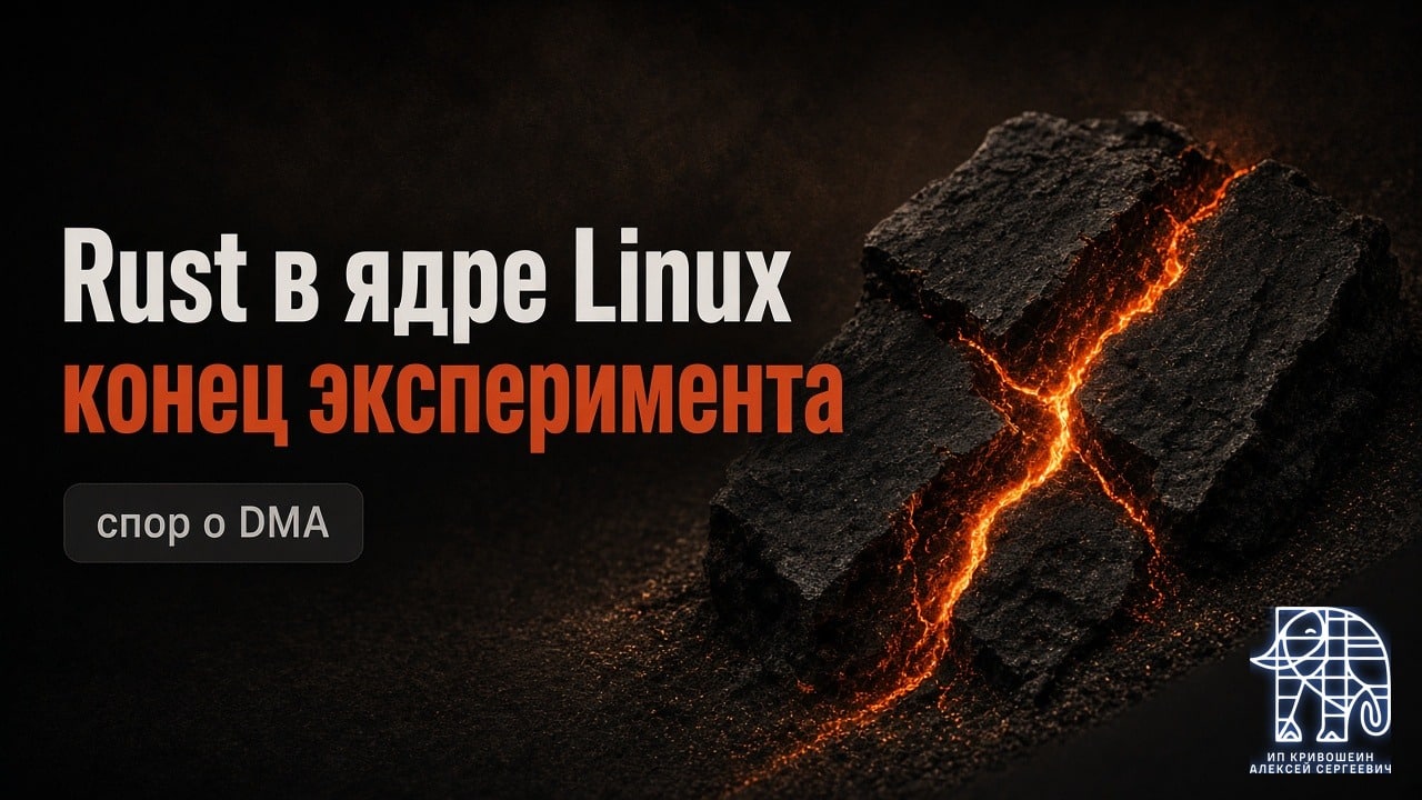 Rust в ядре Linux: позиция Торвальдса, спор о DMA и конец эксперимента