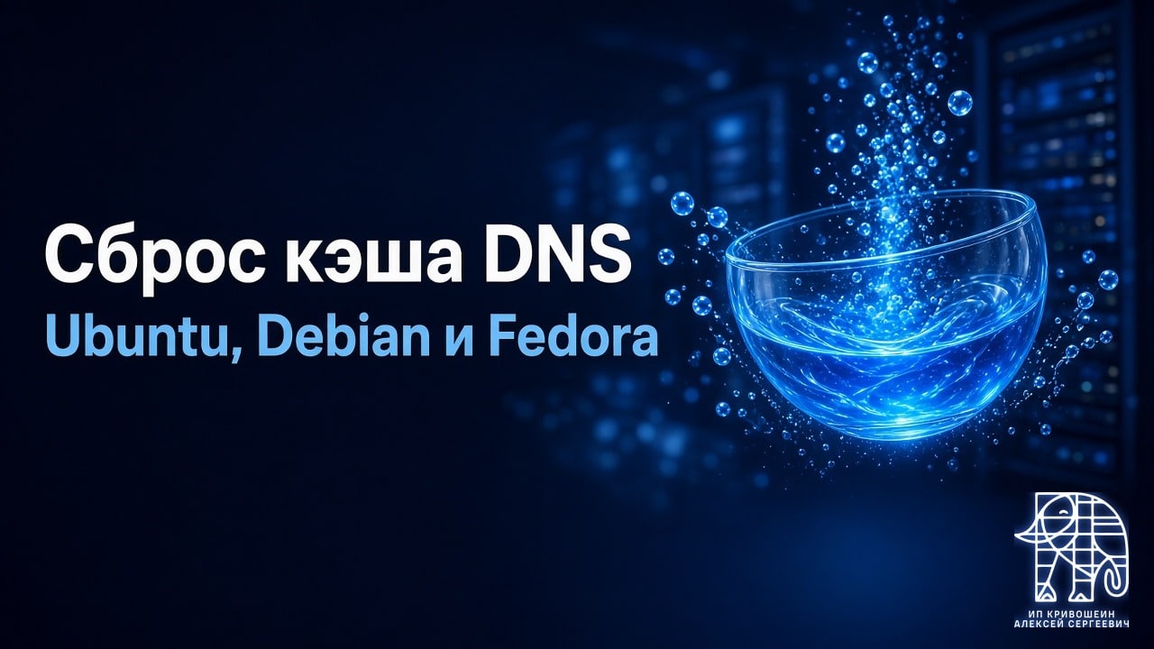 Сброс кэша DNS в Linux: Ubuntu, Debian и Fedora