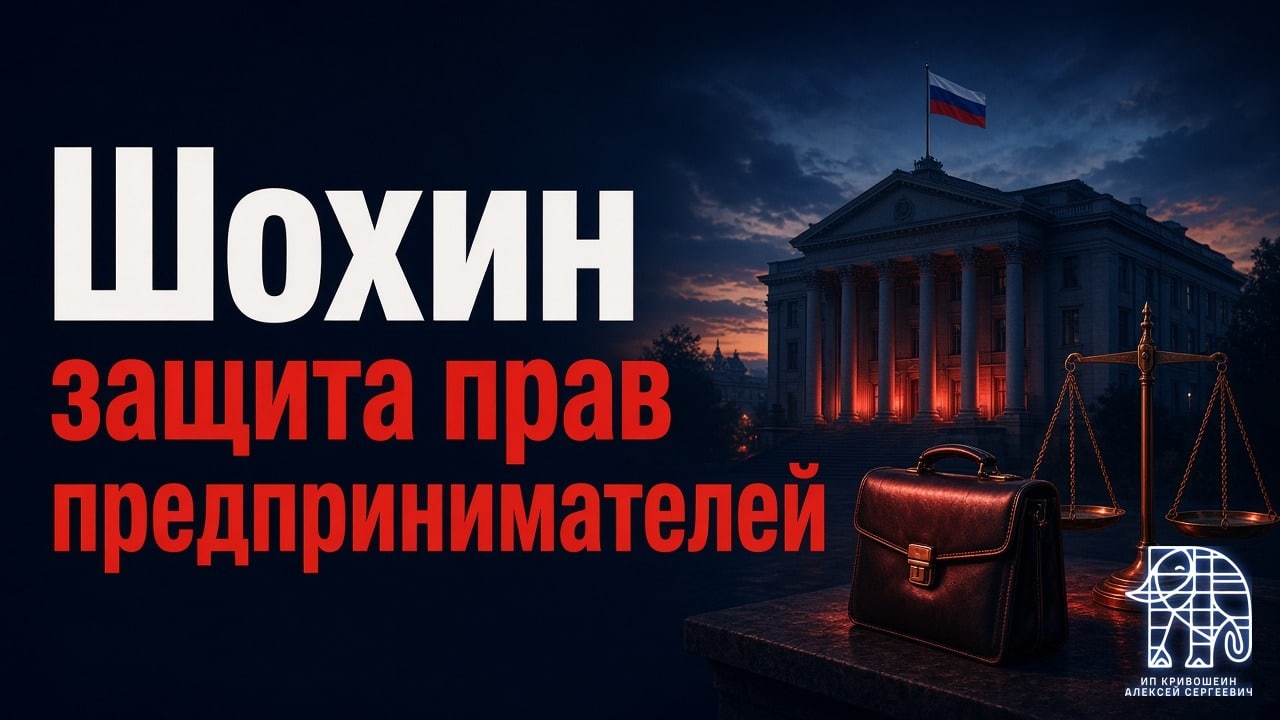 Шохин: уполномоченный по защите прав предпринимателей