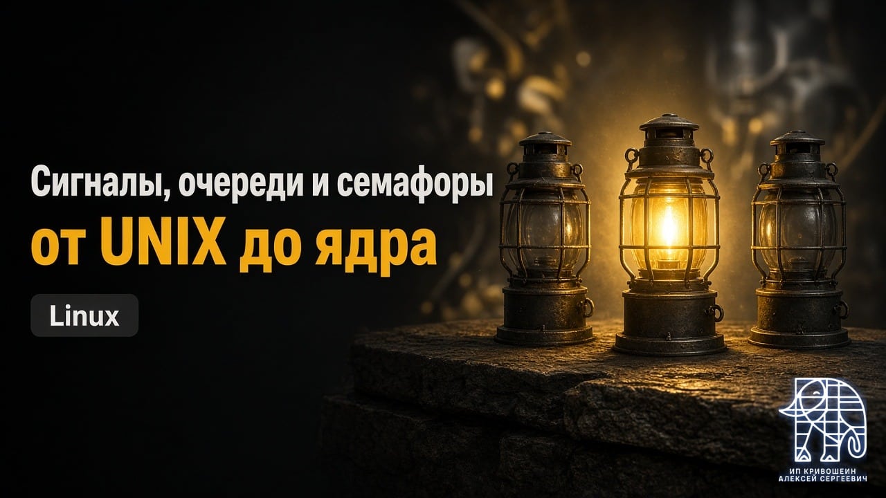 Сигналы, очереди и семафоры в Linux: от UNIX до ядра и DevOps