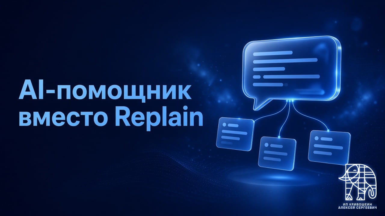 Свой AI-помощник вместо Replain: единый чат на всех лендингах и сайте