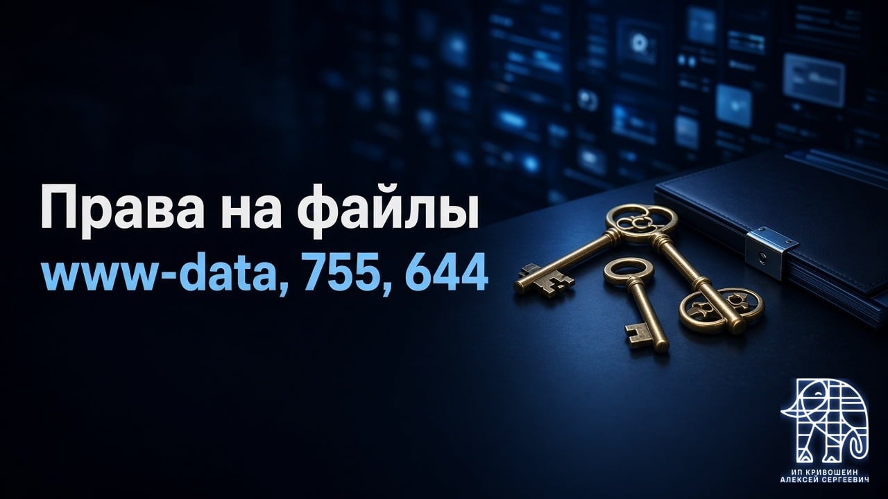 Права на файлы и папки в WordOps: www-data, 755, 644 и wp-config.php