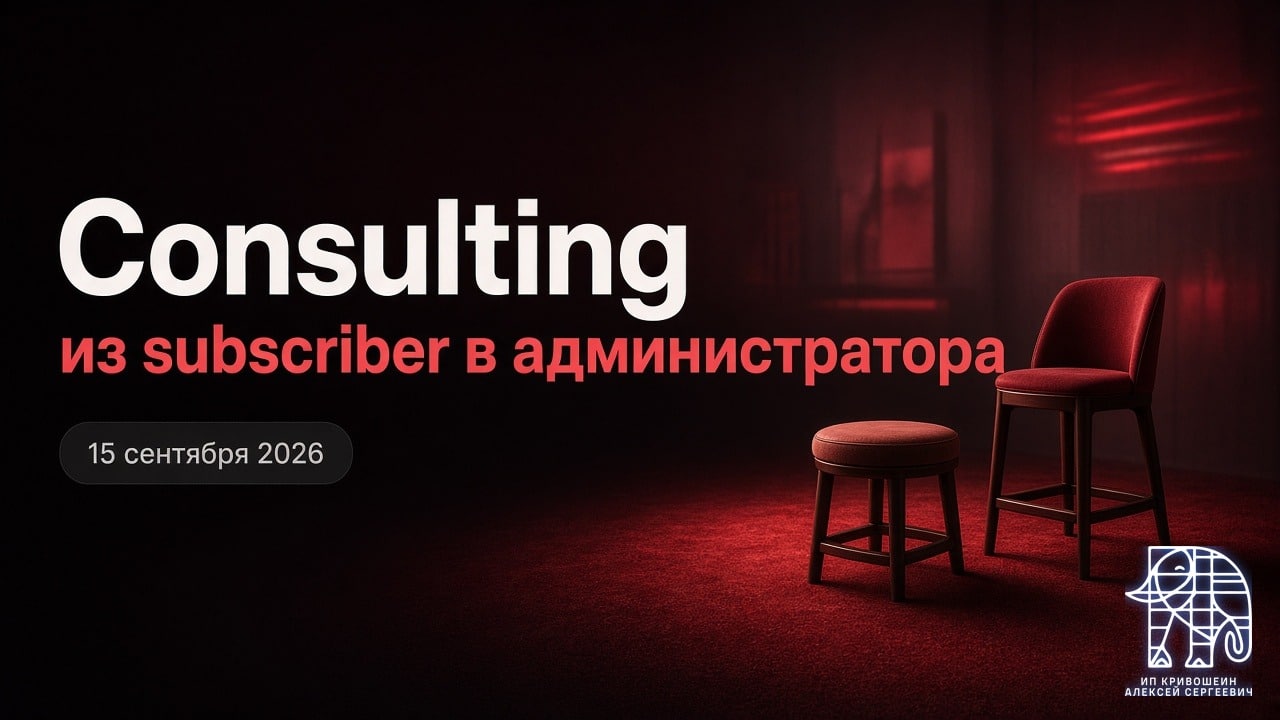 WordPress, 15 сентября 2026: из subscriber в администратора в Consulting