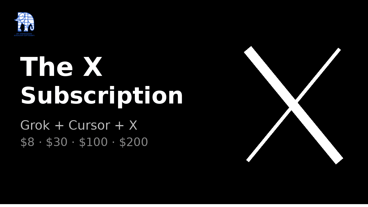 The X Subscription: Grok, Cursor и X
